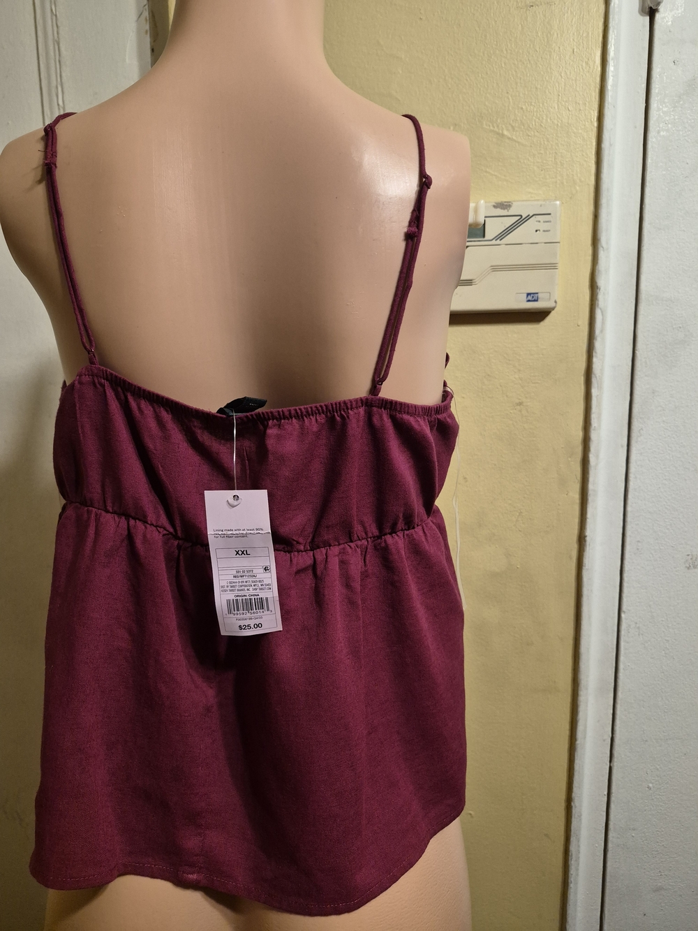 Wild Fable Women' Burgundy/Wine Crop Top with Tag Size XXL - Picture 5 of 15